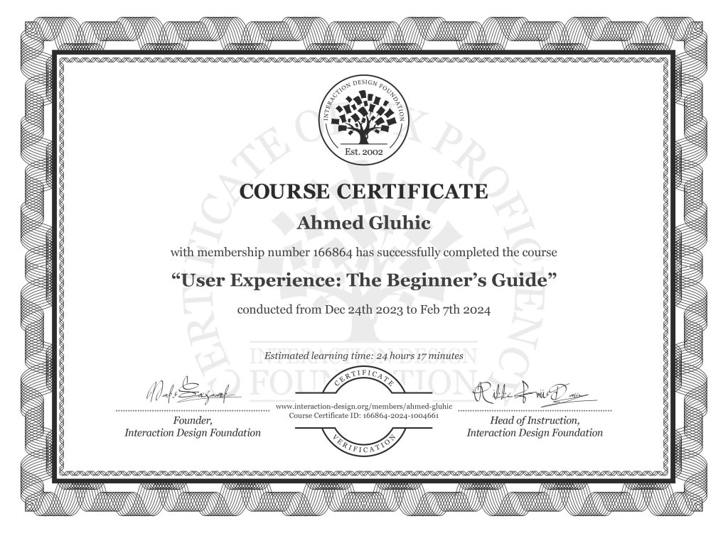 Certificate 1