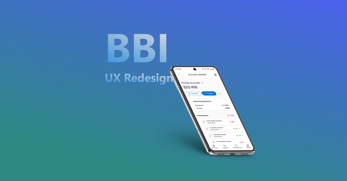 BBI APP / UX Redesign